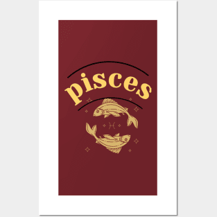 pisces Posters and Art